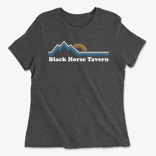 Black Horse Tavern Pennsylvania Mountain View Women's Cotton T-Shirt