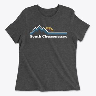 South Chesconessex Virginia Mountain View Women's Cotton T-Shirt