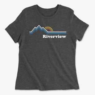 Riverview Kansas Mountain View Women's Cotton T-Shirt