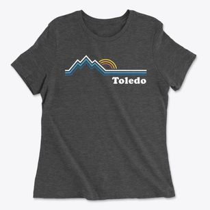 Toledo Kansas Mountain View Women's Cotton T-Shirt