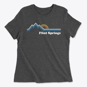 Flint Springs Tennessee Mountain View Women's Cotton T-Shirt