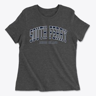 South Ferry Rhode Island Traditional Women's Cotton T-Shirt