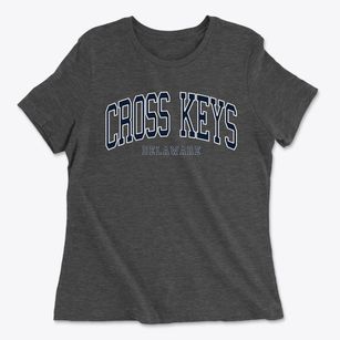 Cross Keys Delaware Traditional Women's Cotton T-Shirt