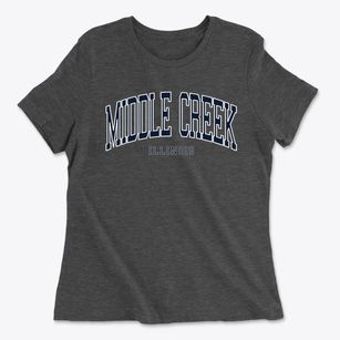 Middle Creek Illinois Traditional Women's Cotton T-Shirt