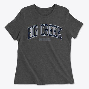 Big Creek Georgia Traditional Women's Cotton T-Shirt