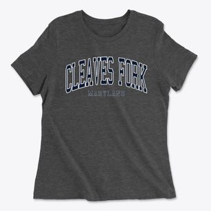Cleaves Fork Maryland Traditional Women's Cotton T-Shirt