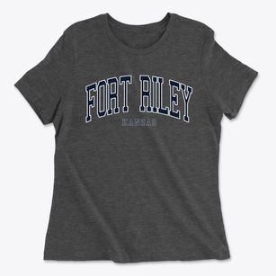 Fort Riley Kansas Traditional Women's Cotton T-Shirt