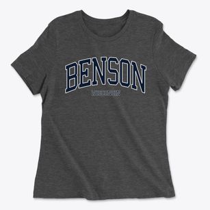 Benson Wisconsin Traditional Women's Cotton T-Shirt