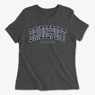 Bridgeport Michigan Traditional Women's Cotton T-Shirt