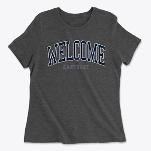 Welcome Kentucky Traditional Women's Cotton T-Shirt