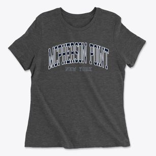 Mcpherson Point New York Traditional Women's Cotton T-Shirt