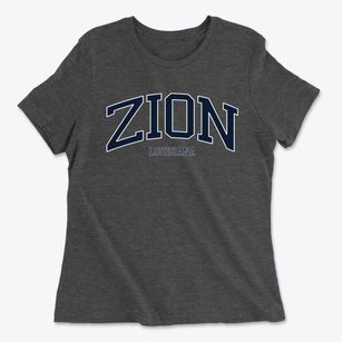 Zion Louisiana Traditional Women's Cotton T-Shirt