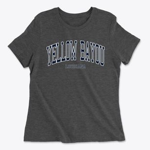 Yellow Bayou Louisiana Traditional Women's Cotton T-Shirt