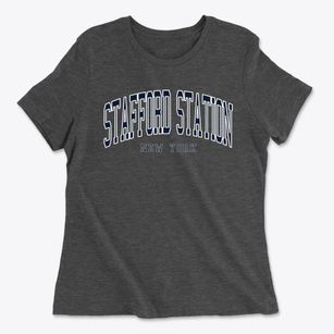 Stafford Station New York Traditional Women's Cotton T-Shirt