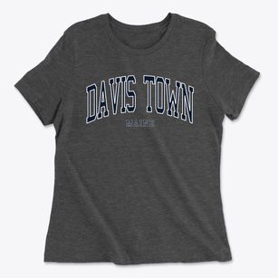 Davis Town Maine Traditional Women's Cotton T-Shirt