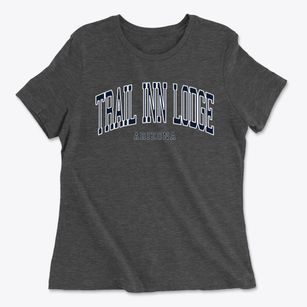 Trail Inn Lodge Arizona Traditional Women's Cotton T-Shirt