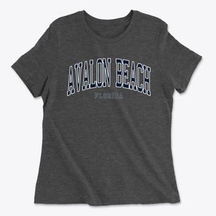 Avalon Beach Florida Traditional Women's Cotton T-Shirt