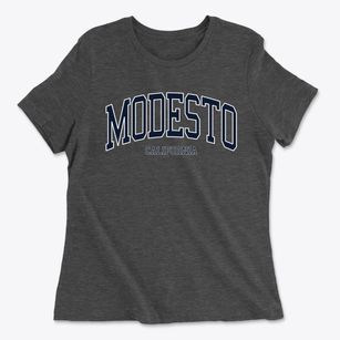Modesto California Traditional Women's Cotton T-Shirt