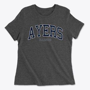 Ayers Illinois Traditional Women's Cotton T-Shirt