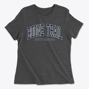 Boone Trail North Carolina Traditional Women's Cotton T-Shirt