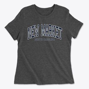 New Market North Carolina Traditional Women's Cotton T-Shirt
