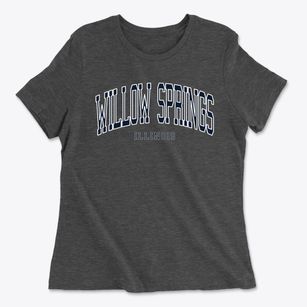 Willow Springs Illinois Traditional Women's Cotton T-Shirt