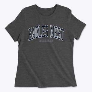 Eagles Nest Michigan Traditional Women's Cotton T-Shirt
