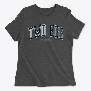 Two Egg Florida Traditional Women's Cotton T-Shirt