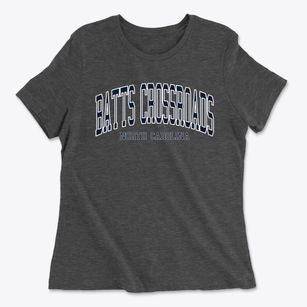 Batts Crossroads North Carolina Traditional Women's Cotton T-Shirt