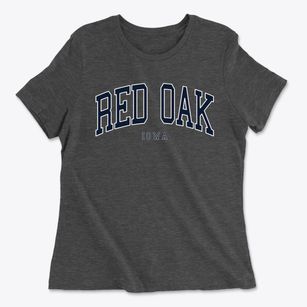 Red Oak Iowa Traditional Women's Cotton T-Shirt