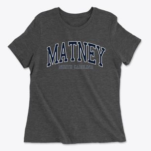 Matney North Carolina Traditional Women's Cotton T-Shirt