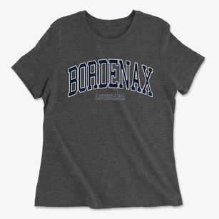 Bordenax Louisiana Traditional Women's Cotton T-Shirt