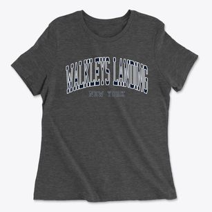 Walkleys Landing New York Traditional Women's Cotton T-Shirt