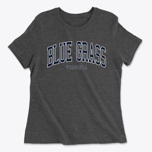 Blue Grass Virginia Traditional Women's Cotton T-Shirt