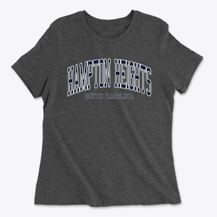 Hampton Heights South Carolina Traditional Women's Cotton T-Shirt