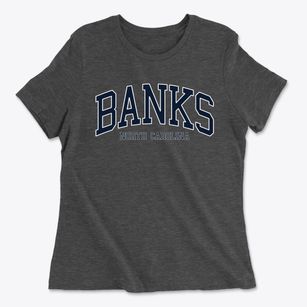 Banks North Carolina Traditional Women's Cotton T-Shirt