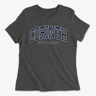Corinth South Carolina Traditional Women's Cotton T-Shirt