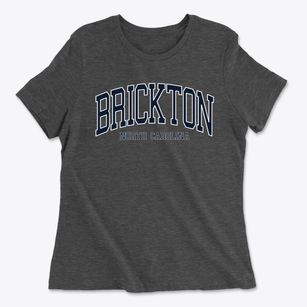 Brickton North Carolina Traditional Women's Cotton T-Shirt