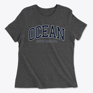 Ocean North Carolina Traditional Women's Cotton T-Shirt
