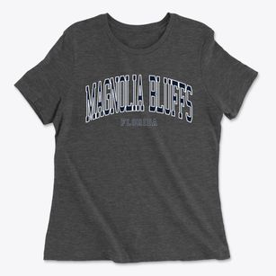 Magnolia Bluffs Florida Traditional Women's Cotton T-Shirt