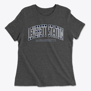 Leverett Station Massachusetts Traditional Women's Cotton T-Shirt