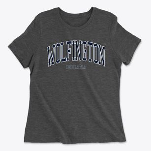 Wolfington Indiana Traditional Women's Cotton T-Shirt