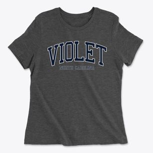 Violet North Carolina Traditional Women's Cotton T-Shirt