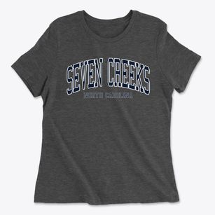 Seven Creeks North Carolina Traditional Women's Cotton T-Shirt