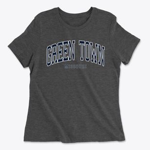 Green Town Missouri Traditional Women's Cotton T-Shirt
