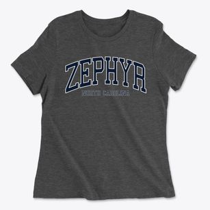 Zephyr North Carolina Traditional Women's Cotton T-Shirt