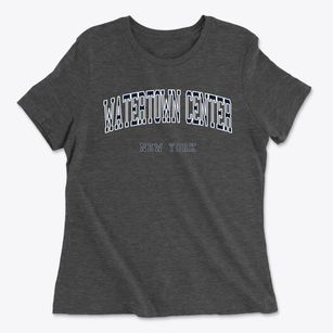 Watertown Center New York Traditional Women's Cotton T-Shirt