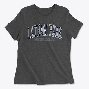 Latham Park North Carolina Traditional Women's Cotton T-Shirt