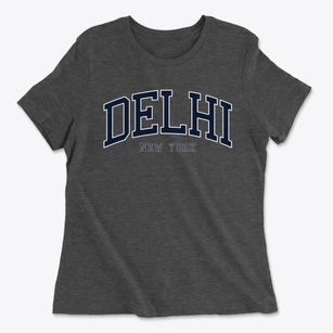 Delhi New York Traditional Women's Cotton T-Shirt