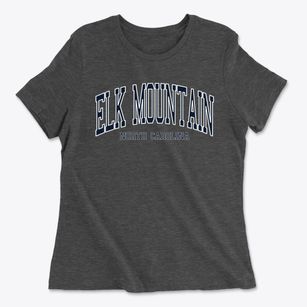 Elk Mountain North Carolina Traditional Women's Cotton T-Shirt